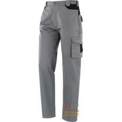 100% COTTON MULTI-POCKET PANTS COLOR GRAY SIZE S XXXL
