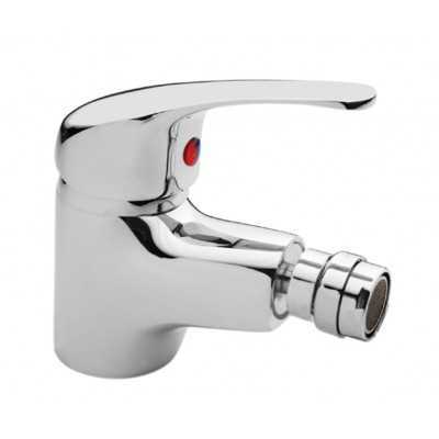 LUNA SERIES MIXER SINGLE LEVER BIDET GROUP IN CHROMED BRASS