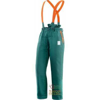 TROUSERS 65% POLYESTER 35% COTTON PADDED FOR USE OF CHAIN SAWS