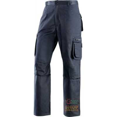 TROUSERS 65% POLYESTER 35% COTTON MULTIPOCKETS BLUE COLOR SIZE