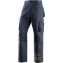 PANTALONE 65% POLIESTERE 35% COTONE MULTITASCHE COLORE BLU TG S