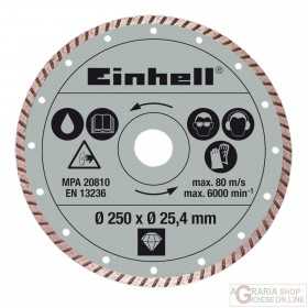 Einhell Diamond disc 250 x 25 4 x 2 2xmm turbo