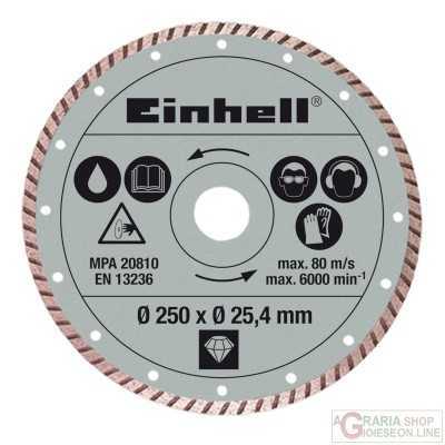 Einhell Diamond disc 250 x 25 4 x 2 2xmm turbo
