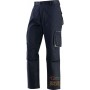 TROUSERS 65% POLYESTER 35% COTTON MULTI-POCKETS COLOR BLUE GRAY
