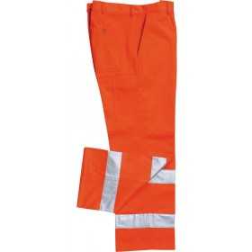 HIGH VISIBILITY TROUSERS ORANGE FUSTAGNO