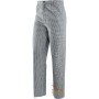 PANTALONE DA CUOCO 100% COTONE COLORE BIANCO NERO TG S XXL 