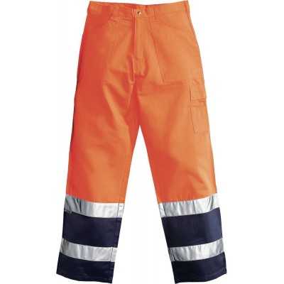 HV TOOLS ORANGE / BLUE TROUSERS TG. XL