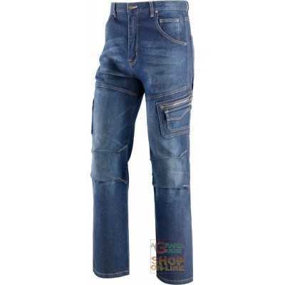 12 25 OZ MULTI-POCKET STRETCH JEANS TROUSERS 95% COTTON 5%