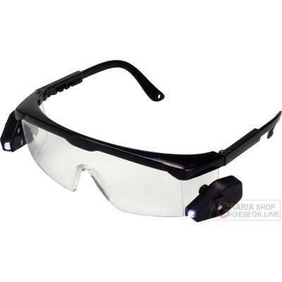Einhell Work glasses with 2 LED lights