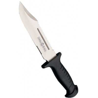 Paolucci dagger knife with black handle blade cm. 22