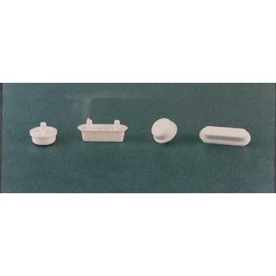 PARACOLPI TONDI PER SEDILI WC MM. 23,5 PZ.8 