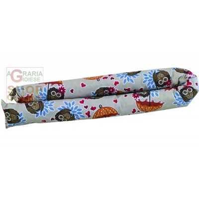 PARAFREDDO PER PORTE A SALAMINO IN COTONE FANTASIA CM. 120 X 6 