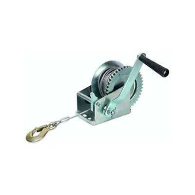 MANUAL WINCH HOIST 1000 LB STEEL CABLE MT. 8 MM. 4.5