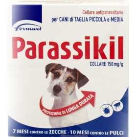 PARASSIKIL PESTICIDE COLLAR FOR DOGS OF SMALL AND MEDIUM SIZE