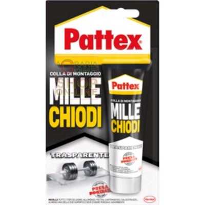 PATTEX COLLA MILLECHIODI TRASPARENTE BLISTER GR. 40 