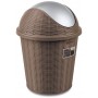 Dustbin with tilting lid Elegance Tortora cm 28.5x39h. lt. 10