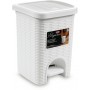 Pattumiera Da Bagno Elegance con Pedaliera bianca lt. 6 