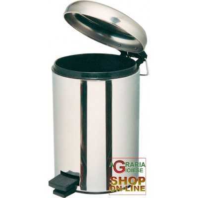 STAINLESS STEEL BIN WITH PEDAL LT. 20 ART.YL01