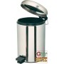 STAINLESS STEEL BIN WITH PEDAL LT. 20 ART.YL01