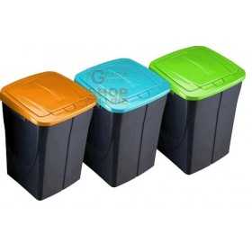 PLASTIC BIN FOR SEPARATE WASTE COLLECTION BLUE LT. 15