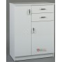MOBILE PER BAGNO RIGO BIANCO DUE ANTE E DUE CASSETTI CM. 60 x