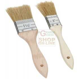 Eva brushes with wooden handle with natural bristles 1 - 1.5