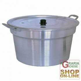 ALUMINUM BOILER POT WITH LID CM. 36