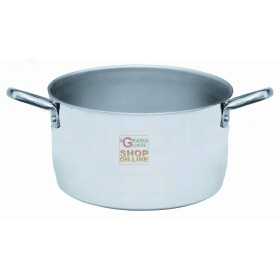 STAINLESS STEEL BOILER POT WITH HANDLES LT. 55