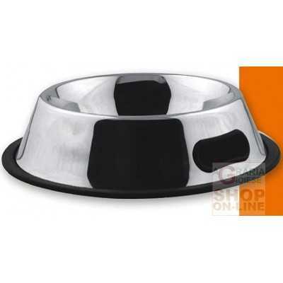 PET TRIBE BOWL IN NON-SLIP STEEL SIZE 2 CM. 14