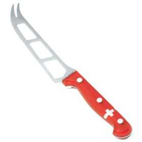 MOHA CHEESE KNIFE WITH RED ACRYLIC HANDLE