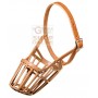 PET TRIBE MUZZLE FOR DOGS WITH REMOVABLE LEATHER CAGE MIS. 9