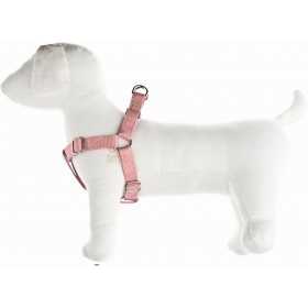 ADJUSTABLE HARNESS FOR DOGS SPEEDY IN NYLON MM. 10 SIZE XS PINK