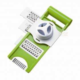 MOHA PLASTIC MANDOLIN 5 FUNCTIONS FOR CUTTING AND GRATER WITH