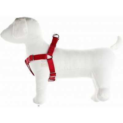 ADJUSTABLE HARNESS FOR DOGS SPEEDY IN NYLON MM. 15 SIZE M RED