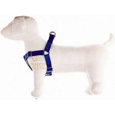 ADJUSTABLE HARNESS FOR DOGS SPEEDY IN NYLON MM. 15 SIZE S BLUE
