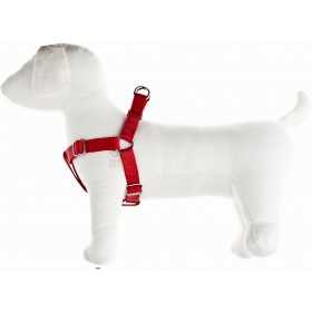 ADJUSTABLE HARNESS FOR DOGS SPEEDY IN NYLON MM. 20 SIZE L RED