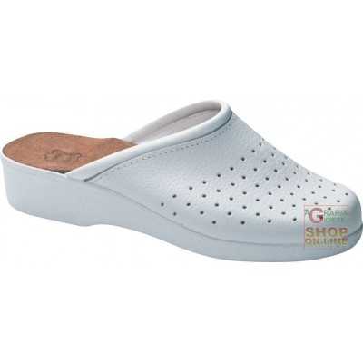 PIANELLA PERFORATED LEATHER POLYURETHANE SOLE WHITE COLOR TG 35