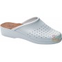 PIANELLA PELLE FORATA SUOLA POLIURETANO COLORE BIANCO TG 40 45 