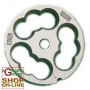 STAINLESS STEEL PLATE FOR MEAT MINCER 12 COUNTERSUNK