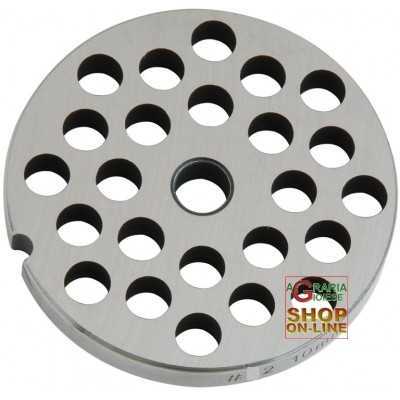 PIASTRA IN ACCIAIO INOX PER TRITACARNE 32 FORO 10 