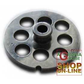 STAINLESS STEEL PLATE FOR MEAT MINCER 32 HOLE 20