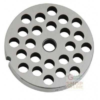 STAINLESS STEEL PLATE FOR MEAT MINCER 8 HOLE 10