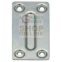 GALVANIZED RECTANGULAR PLATE CM.3,5X7