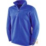 100% POLYESTER FLEECE WITH MOCK NECK BLUE COLOR TG S XXL