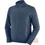 POLYESTER FLEECE WITH ZIPPER AT THE BOTTOM MICRO-FLEECE BLUE