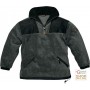 PILE IN POLIESTERE CON COLLO A LUPETTO COLORE GRIGIO TG S M L