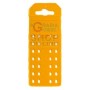 FLEXIBLE RESIN PLATE COLOR YELLOW CM. 14.5 X 55