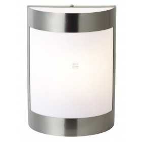 WALL CEILING LAMP E27 MOD. 1130-1 STAINLESS STEEL BODY