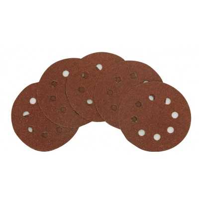 POGGI ART. 349.75 10 ABRASIVE DISCS WITH VELCRO MM. 125 GRIT 80