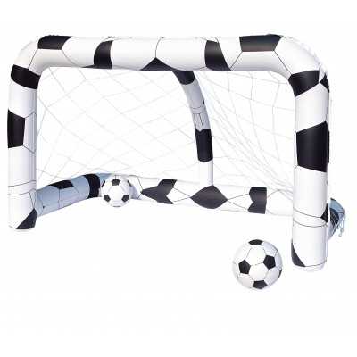 INFLATABLE SOCCER GOAL WITH BALLS CM.213x122x137h.